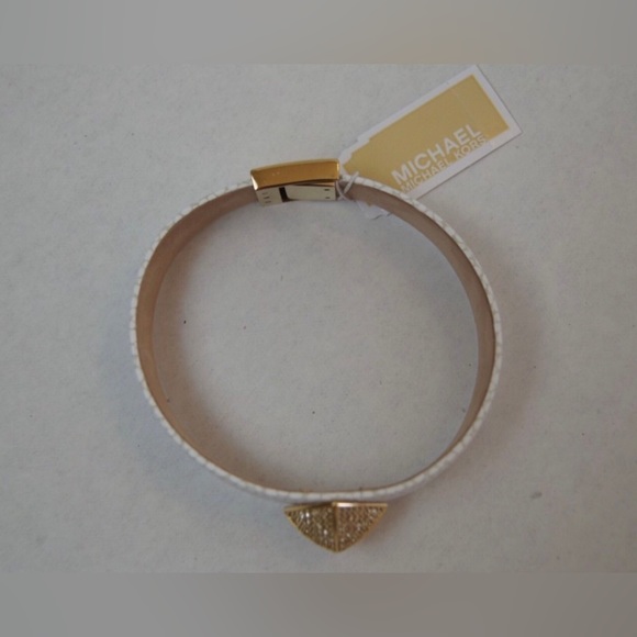 New Michael Kors Leather & Pavé Bracelet - Picture 8 of 8